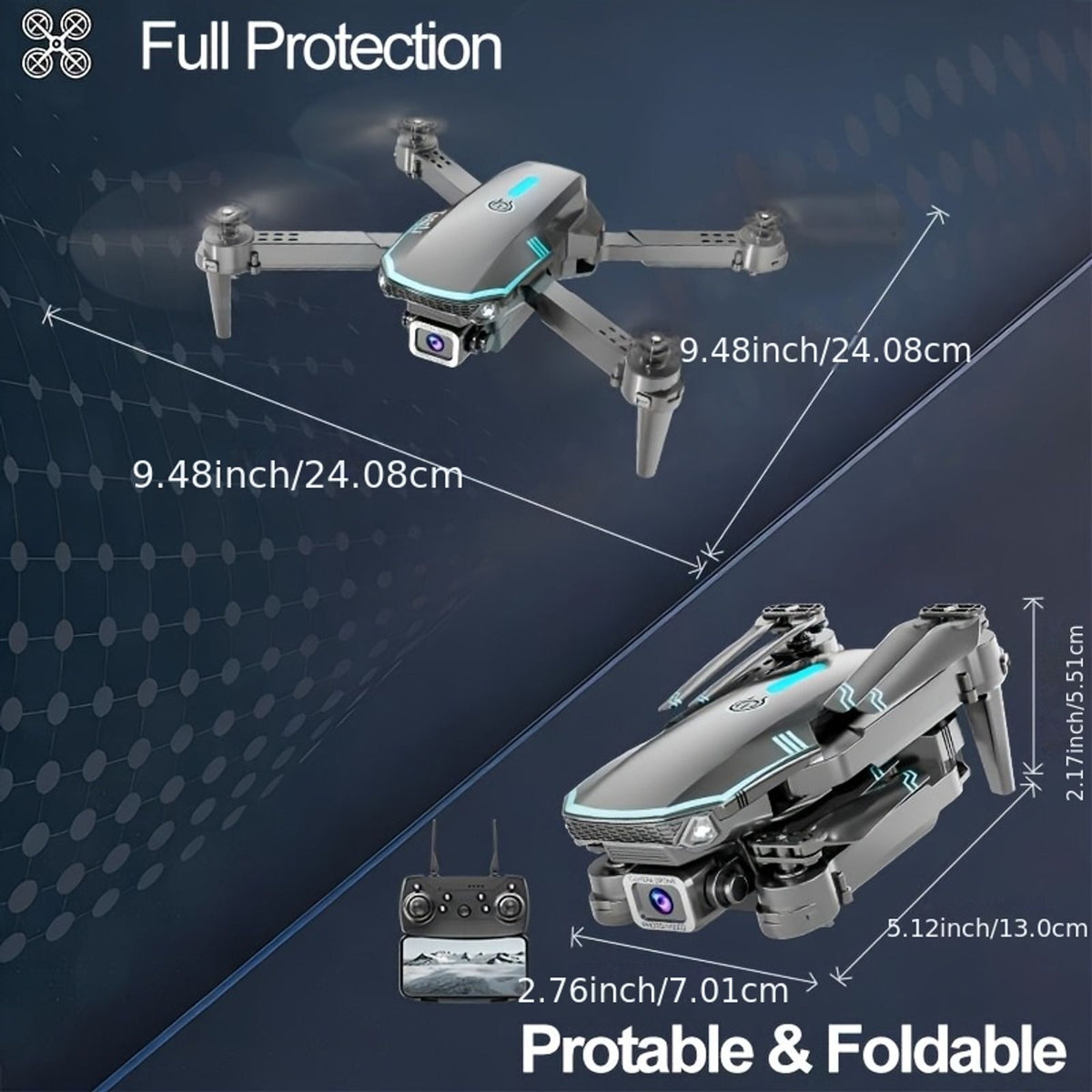 foldable rc no aerial camera single camera aerial aerial and landing 360 degree flip gesture selfie mode long flight time long range portable fpv craft for teen starters - toys & games image 6