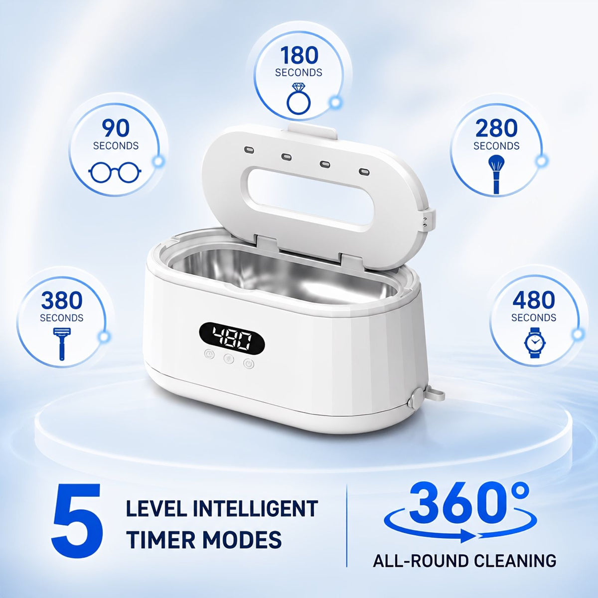 technology jewelry cleaner 49khz image 6