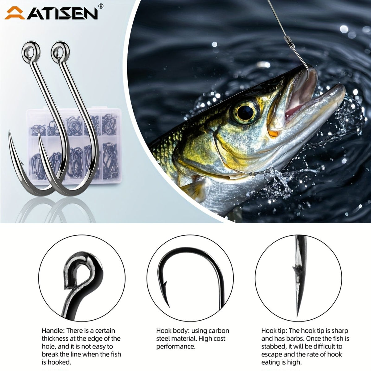 fish knife set bait knife shrimp tongs knife image 8