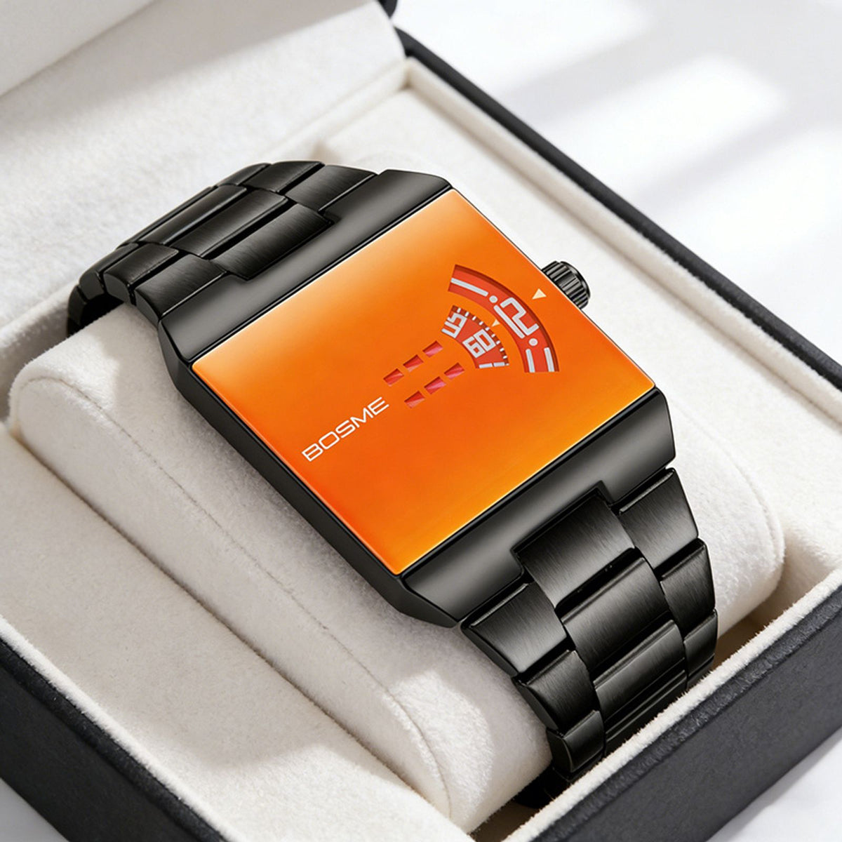 square dial mens watch business quartz wristwatch temu image 4