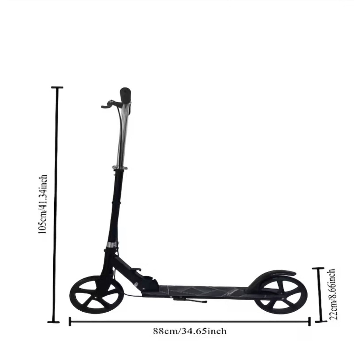 2026 new model adjustable height folding scooter 4 level image 7