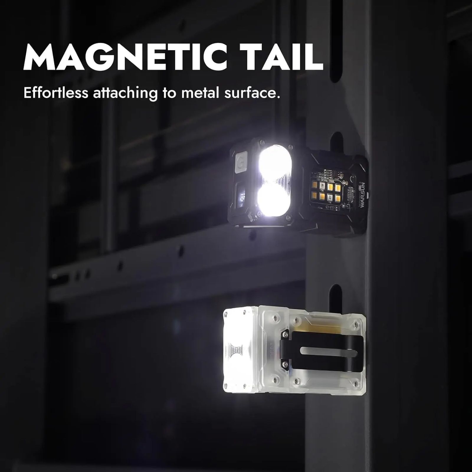 【Holiday Haul】WARSUN Small Led Mini Flashlight, Pocket Flashlight Rechargable with Fast Charge Battery, Magnetic Flashlight, Camping Flashlight #dealsforyoudays image 7
