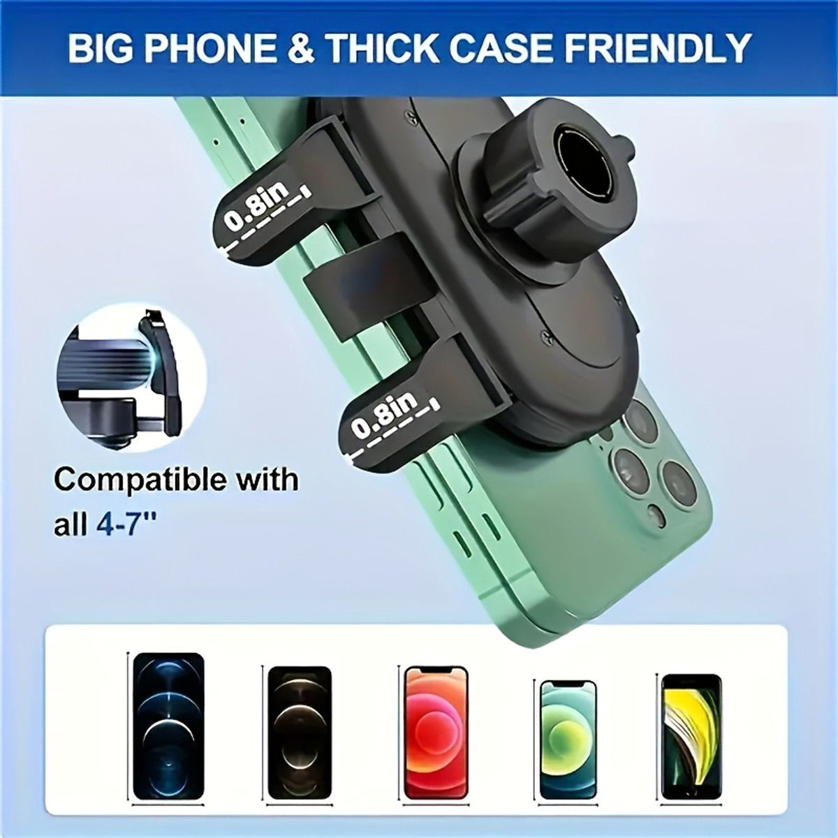 3 in 1 car phone holder car mobile phone stand vent slot image 5