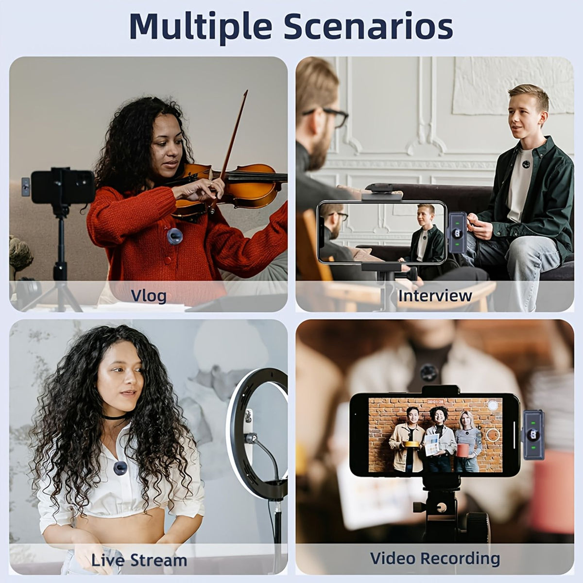 professional wireless lavalier microphone noise reduction image 6