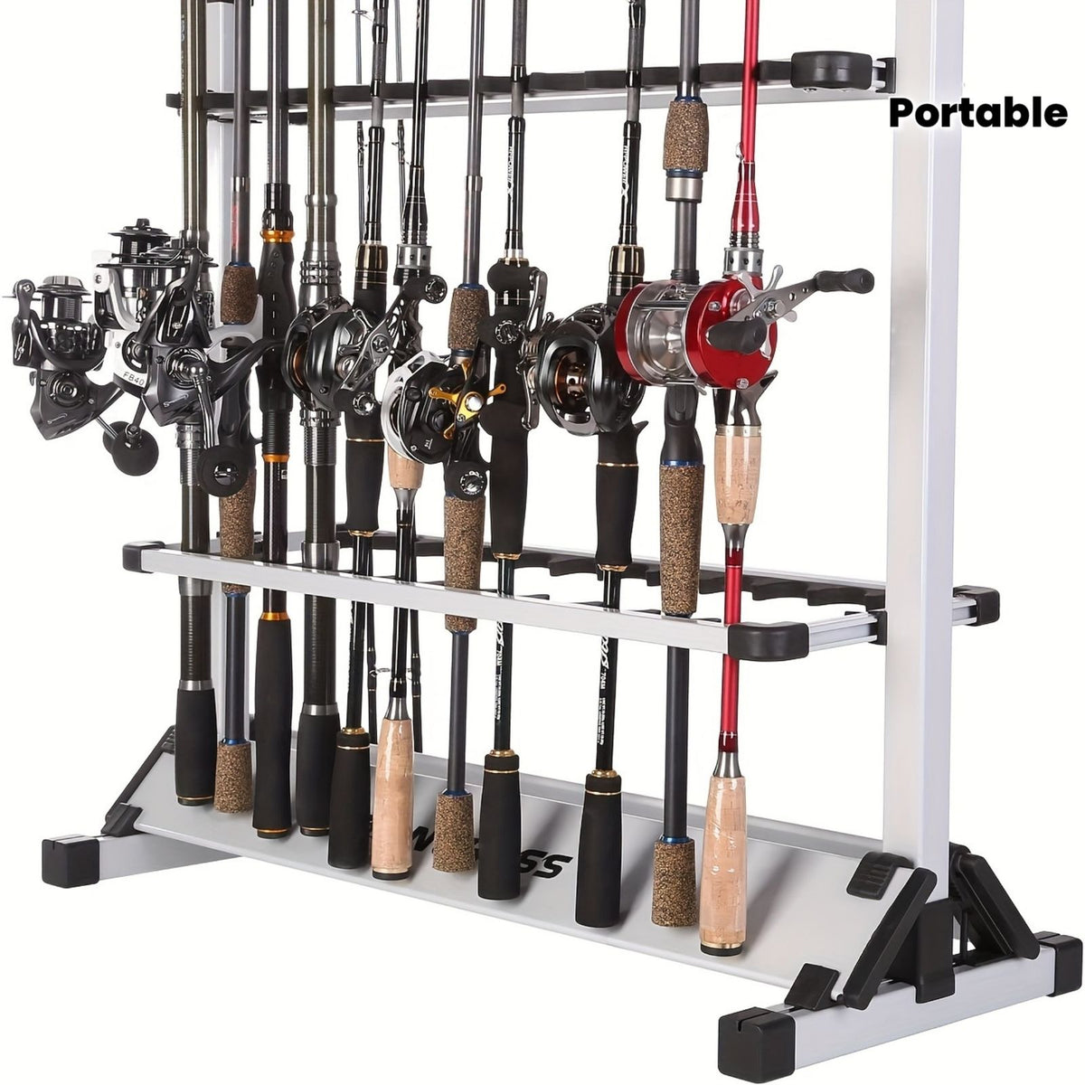 portable fishing rod holder made metal aluminum alloy