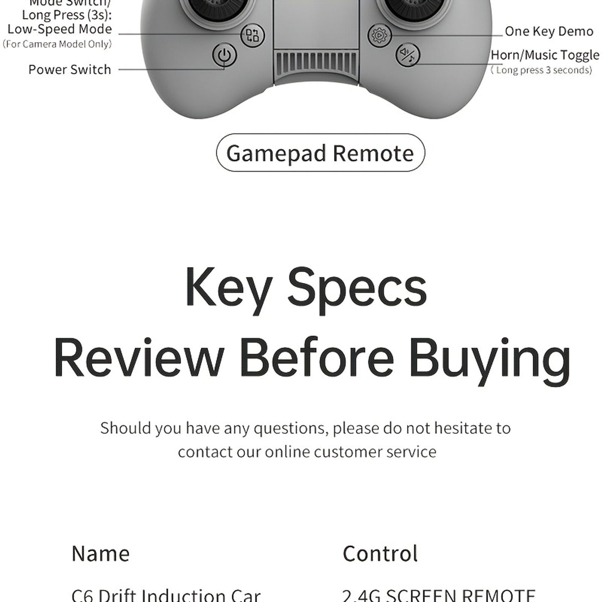 2026 new cp6 electric remote controlled car image 6