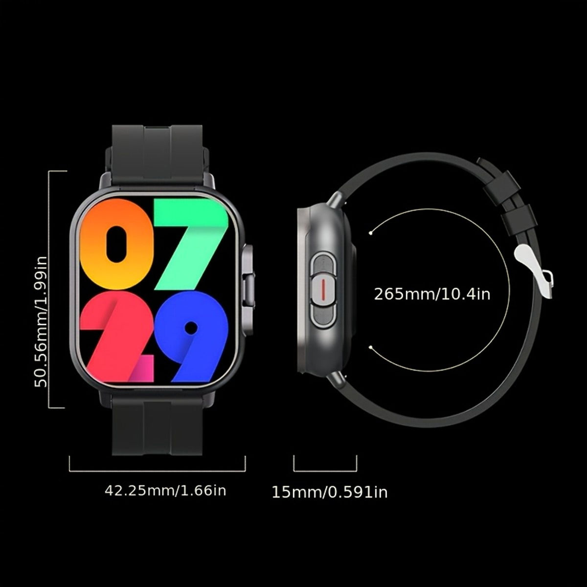 2 in 1 smartwatch wireless earbuds men featuring music image 6