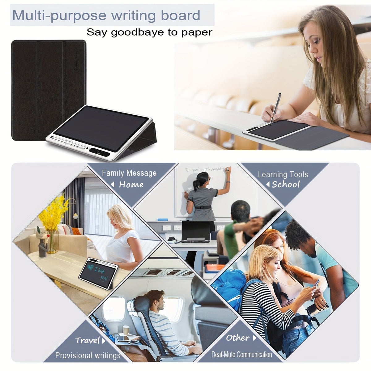protective case handwriting board portable lcd image 5