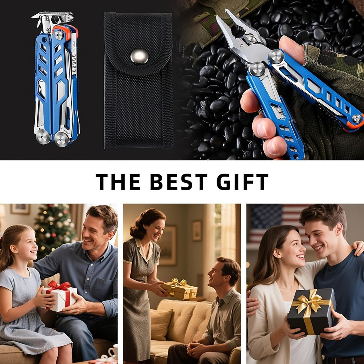 23 in 1 multitool pliers stainless steel camping survival image 7