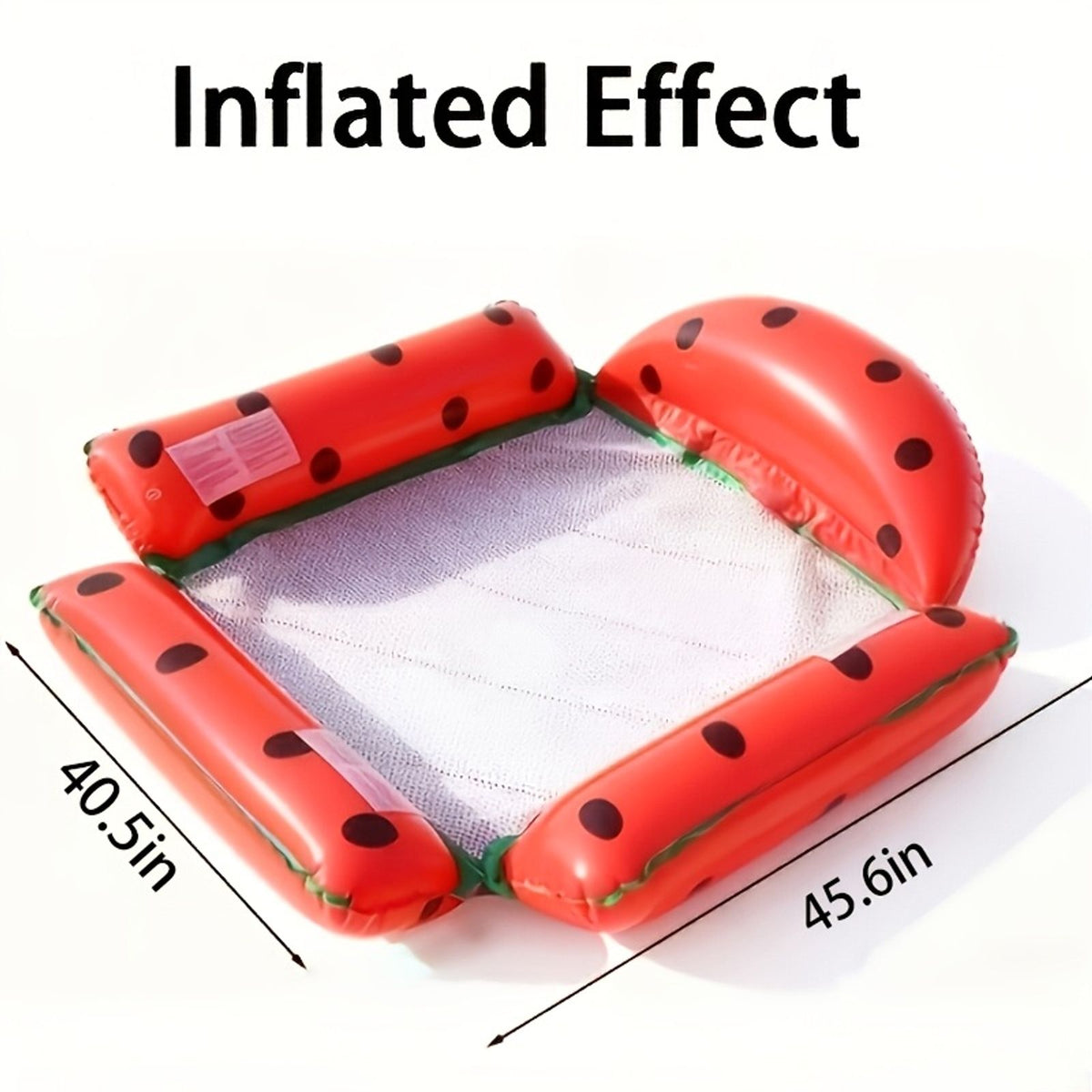 inflatable pool lounger 40 5 x 45 6 comfortable mesh water image 5