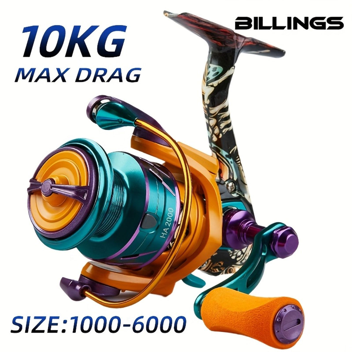 ha 1000 6000 series spinning reel