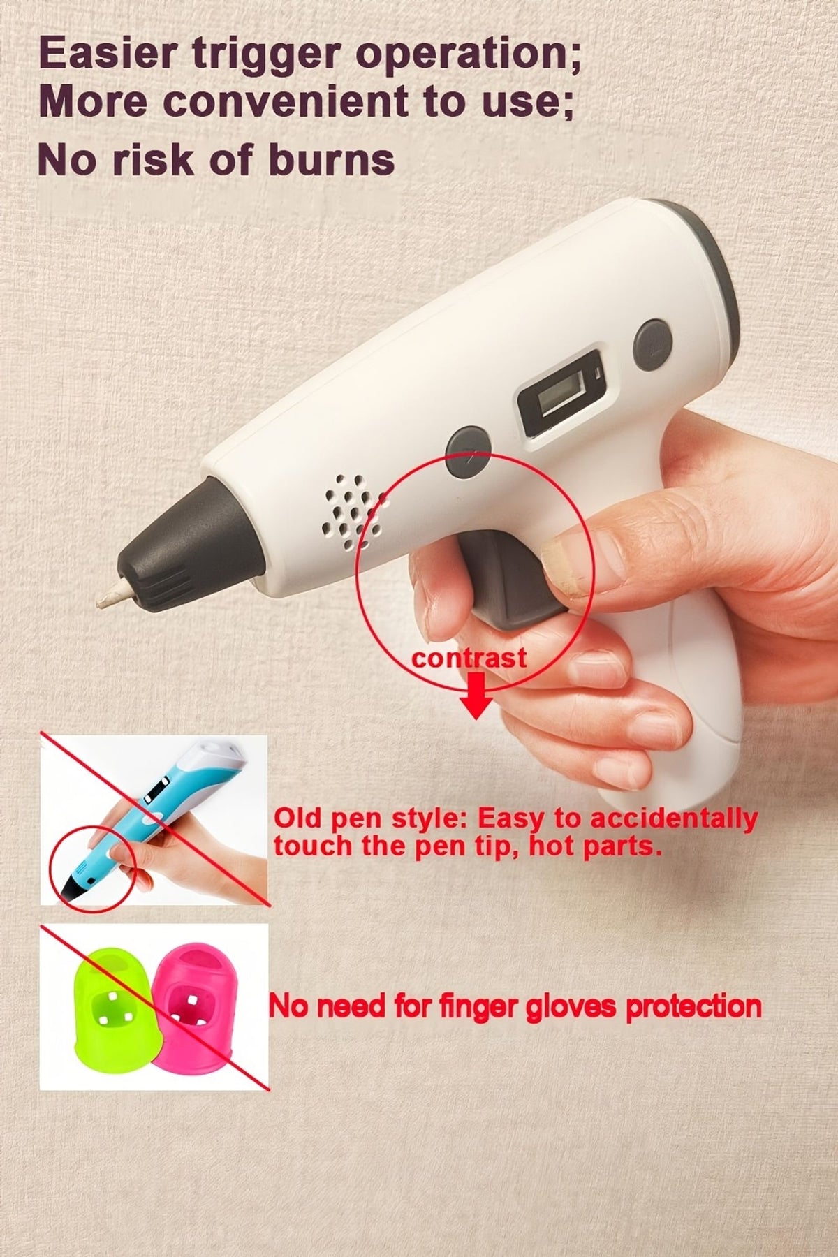xolecr 3d printing hot pen gun multi functional image 7