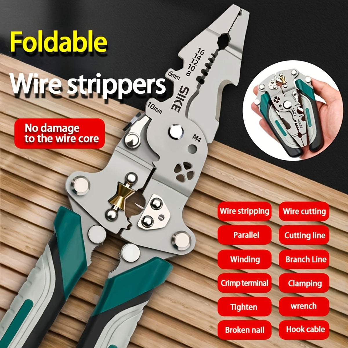 a foldable multi functional wire image 3