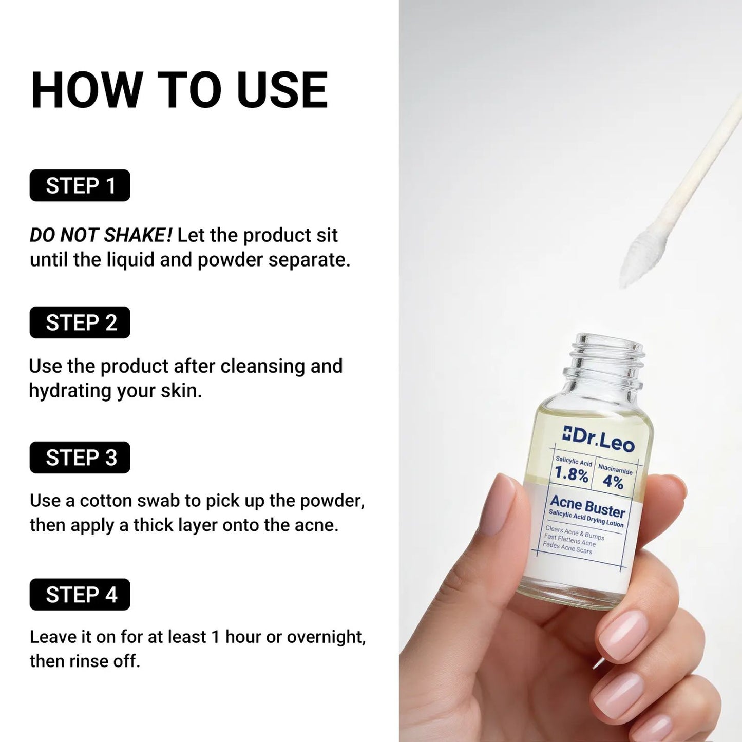 Dr.Leo Drying Lotion | Pimple Treatment & Body Acne Treatment | Visibly Shrinks Pimples in 24 Hours & Helps Fade Acne Marks in 7 Days | With 1.8% Encapsulated Salicylic Acid, 4% Niacinamide & 10% Sulfur (20ml) #DealsForYouDays,beachoutfits image 9