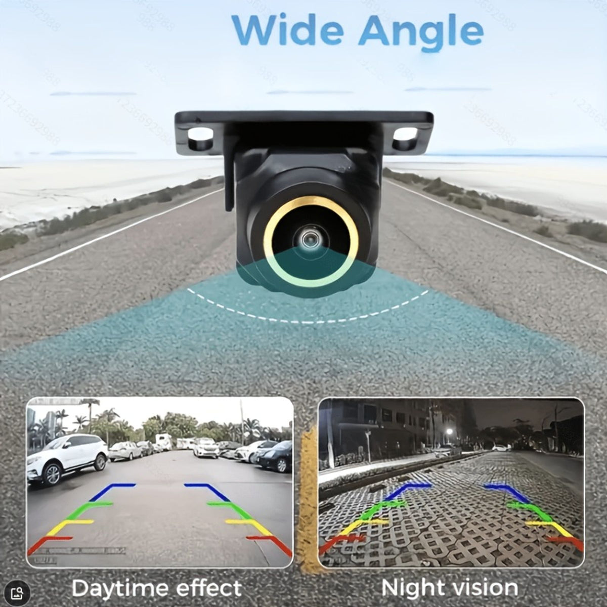 backup camera dynamic trajectory guide lines image 4