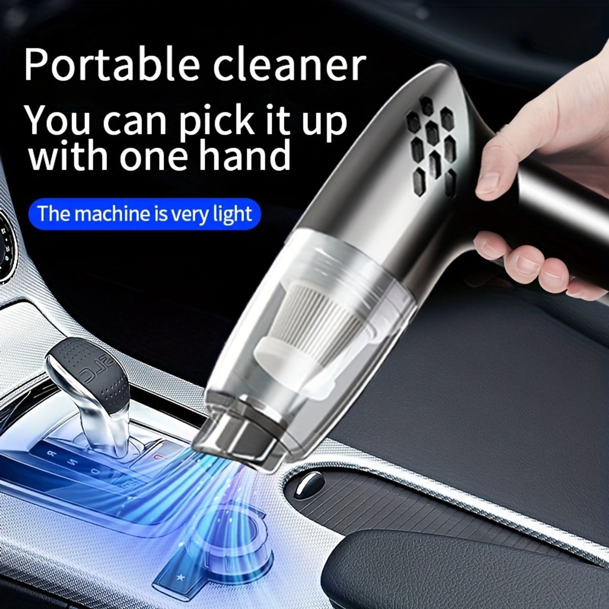 12v 5100pa hand held car vacuum cleaner super strong suction image 14
