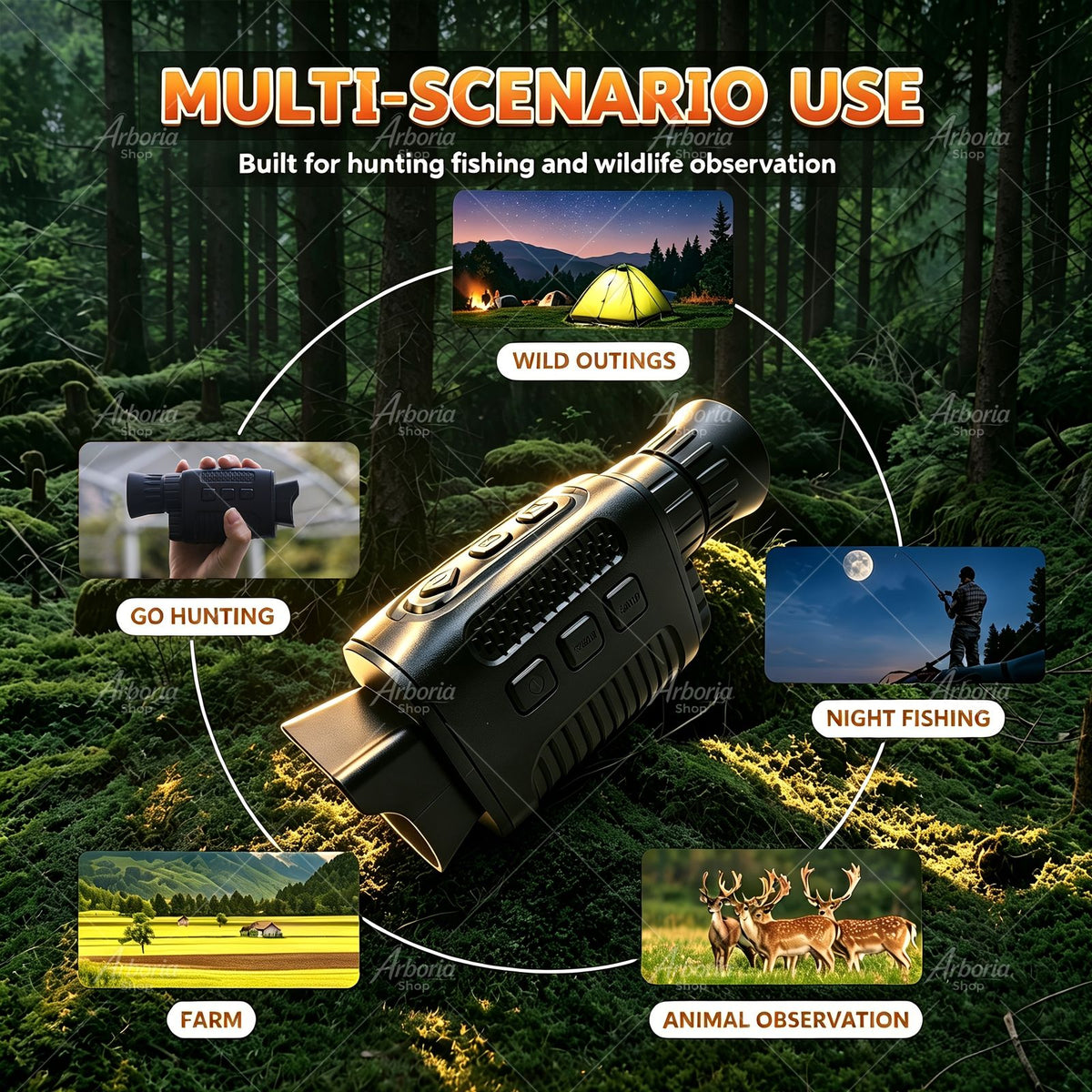 digital viewer infrared monocular 4k image 6