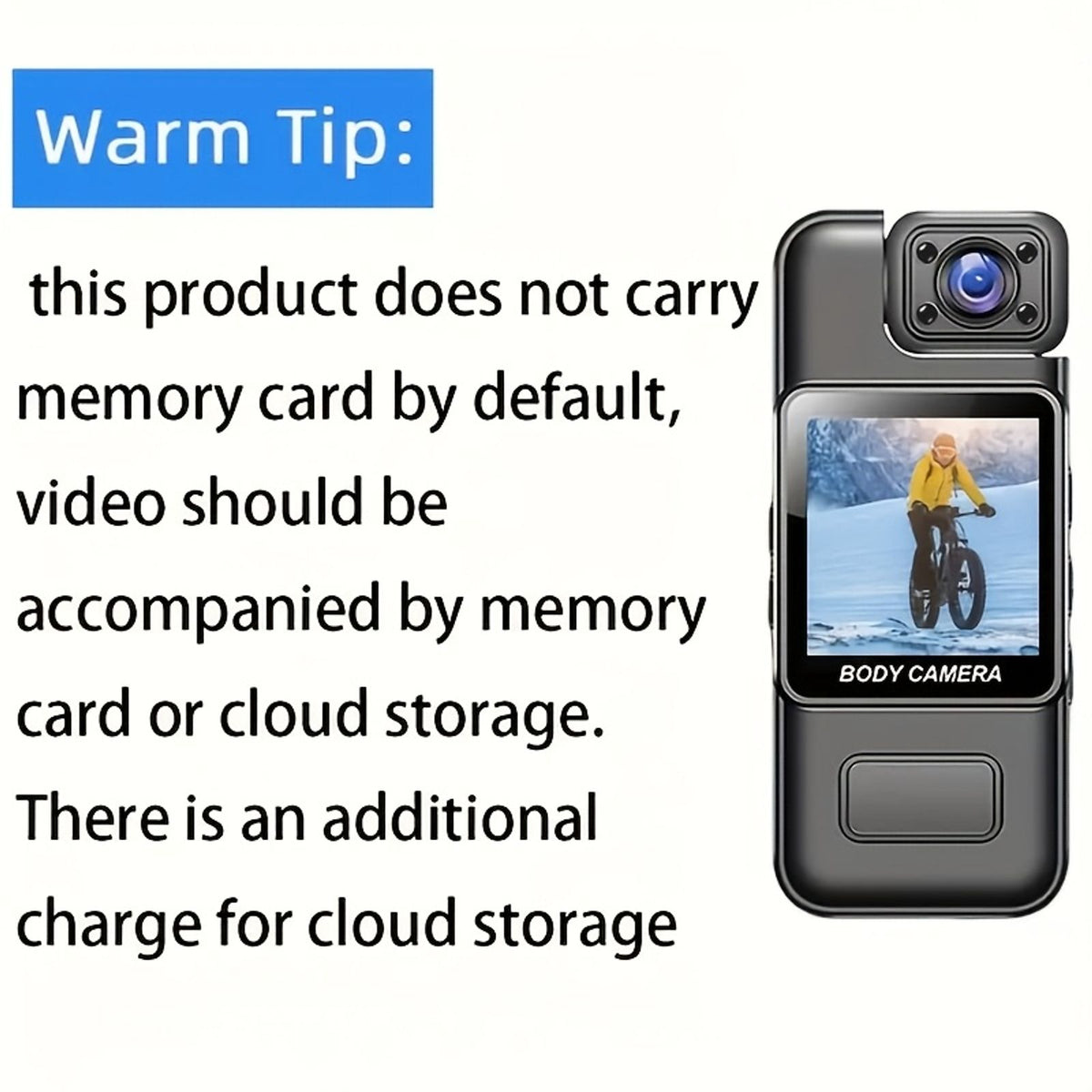 1pc 1080p recorder 1000mah rechargeable battery image 5