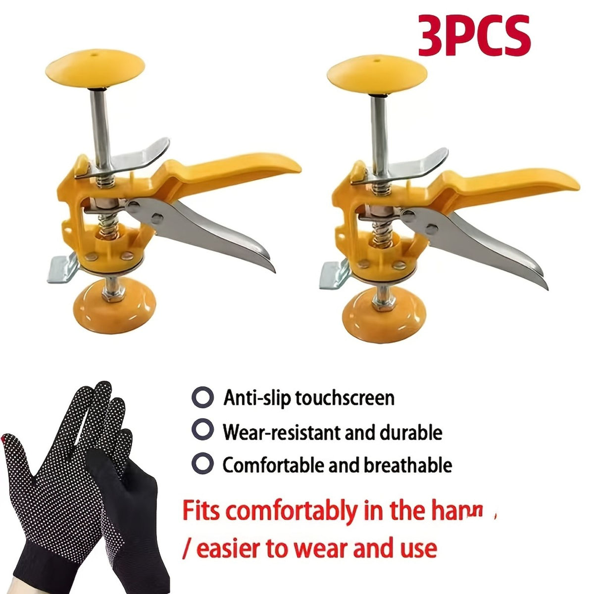 3 6pcs multi functional tile leveling system an adjustable image 10