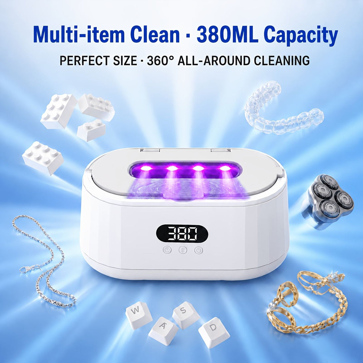 technology jewelry cleaner 49khz image 3