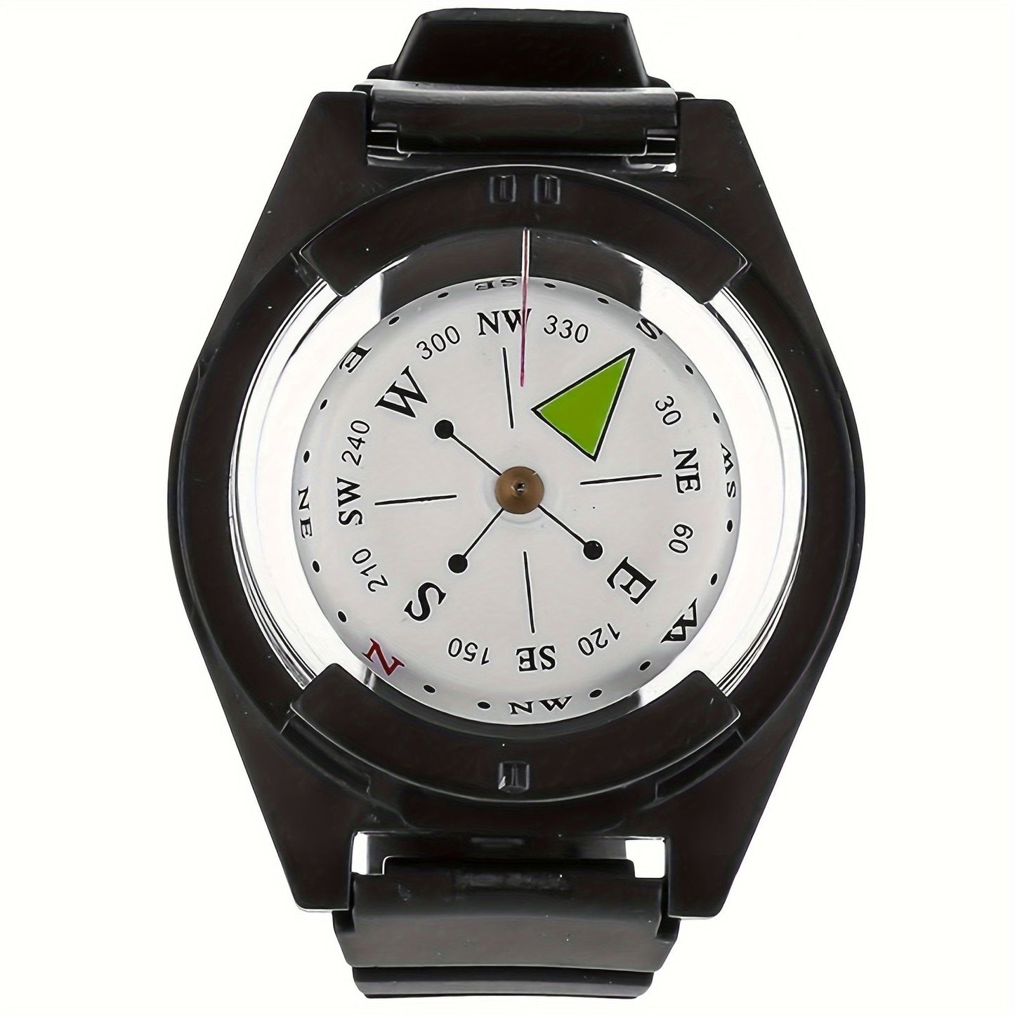 1pc portable accurate watch diving compass silicone strap image 10