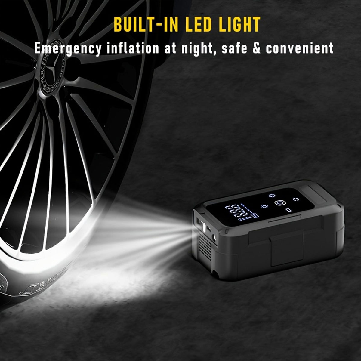 tire inflator portable air compressor car tire inflator image 4