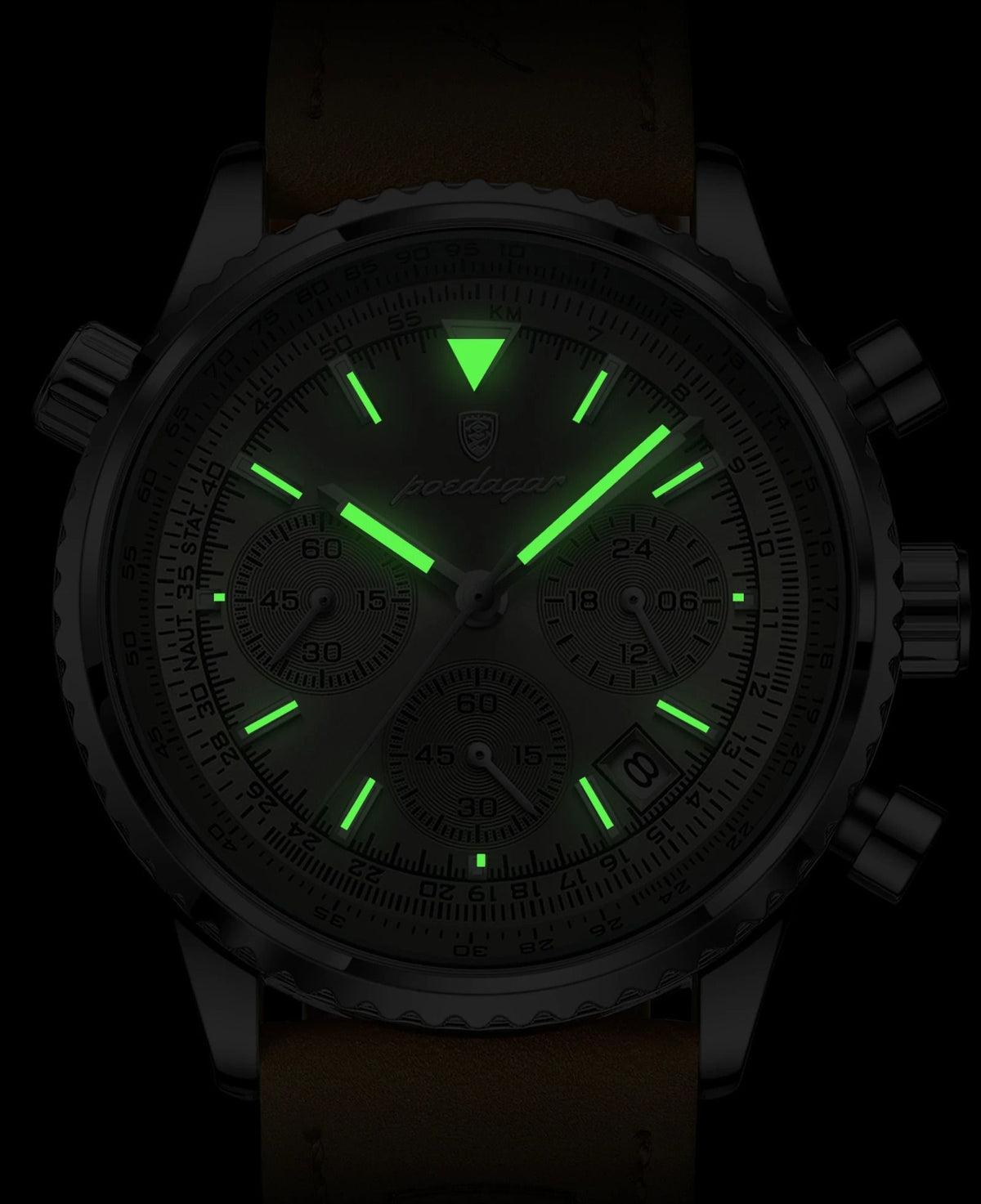 luxury business calendar chronograph multi image 9