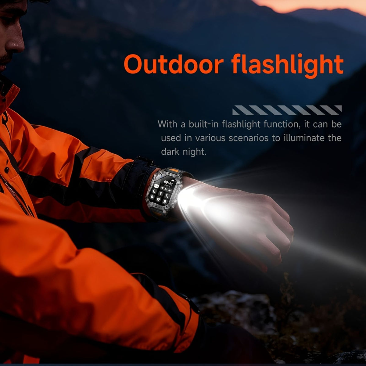 2026 multifunctional fitness mens smart watch 1400mah large image 8