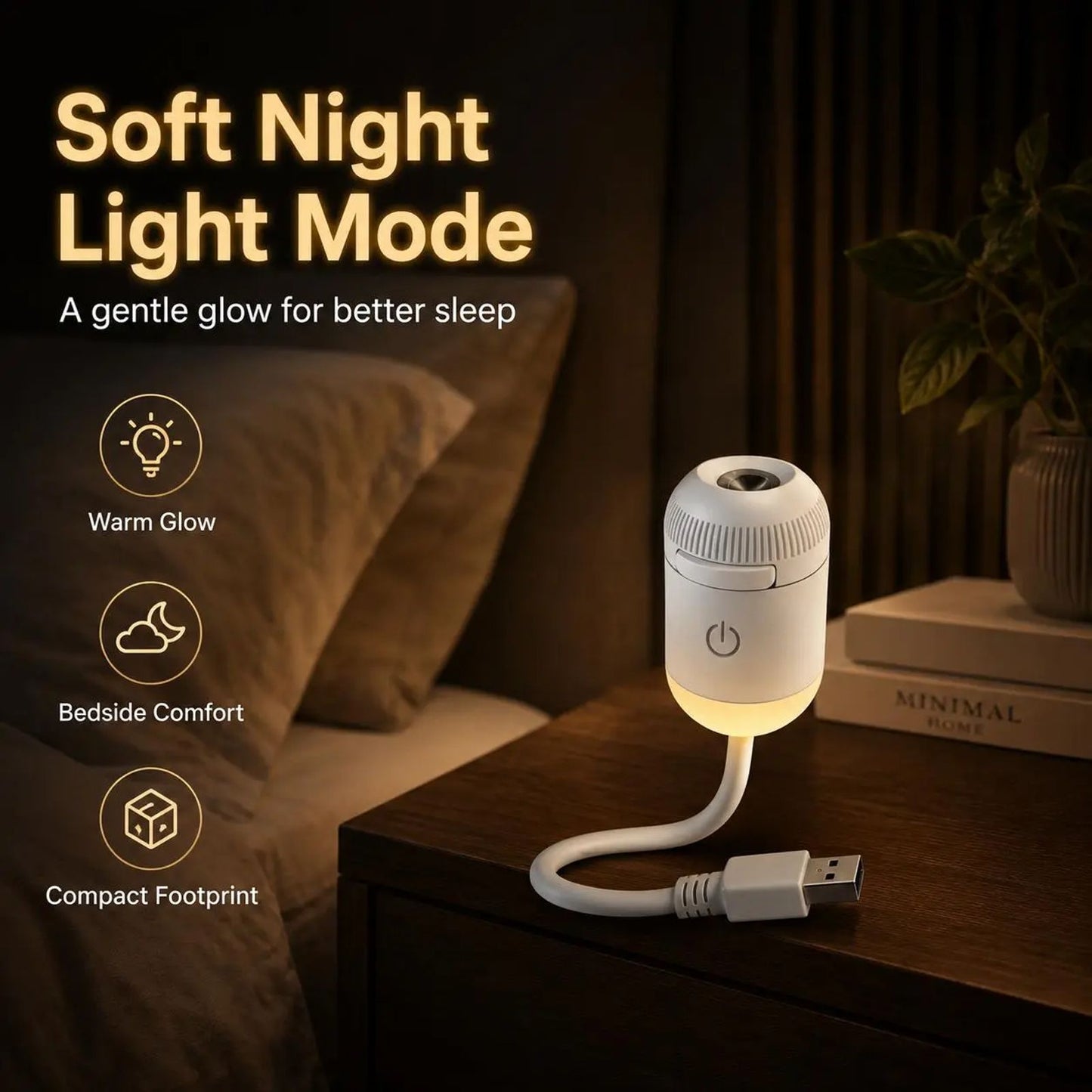 USB Star Sky Projector Lamp, Mini Galaxy Night Light for Bedroom, Romantic Room Decor, Kids Room, Dorm Room & Indoor Space image 6