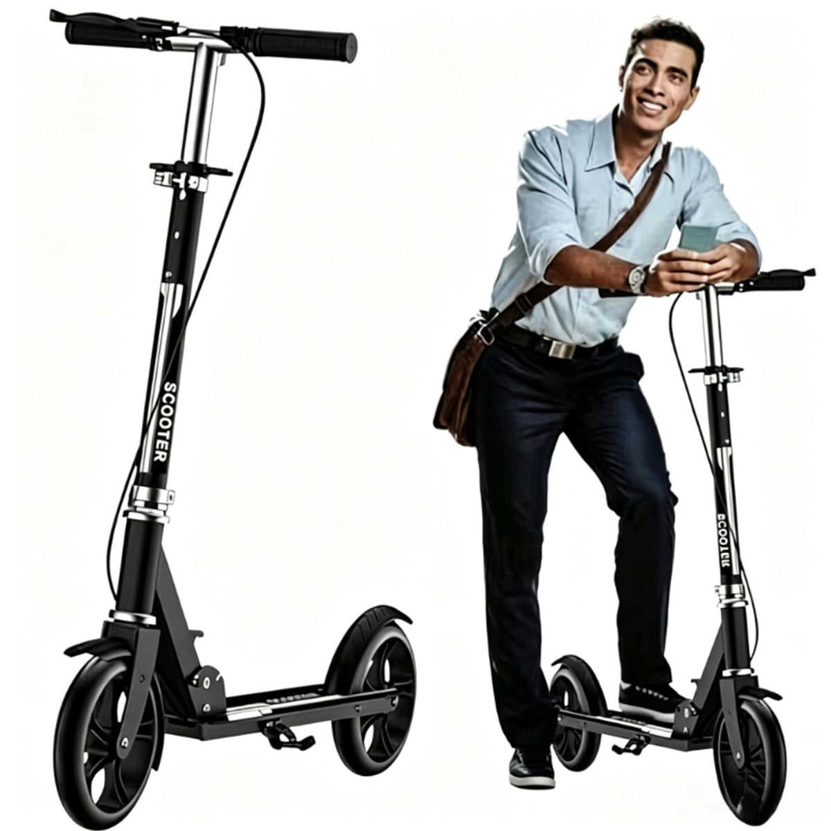 2026 new model adjustable height folding scooter 4 level image 4