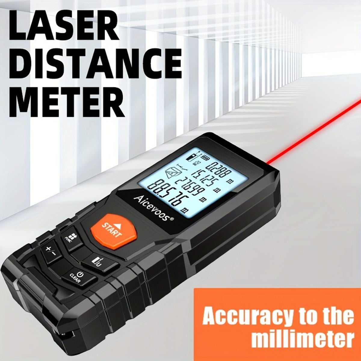 digital laser rangefinder 50m 70m 100m 120m laser image 17