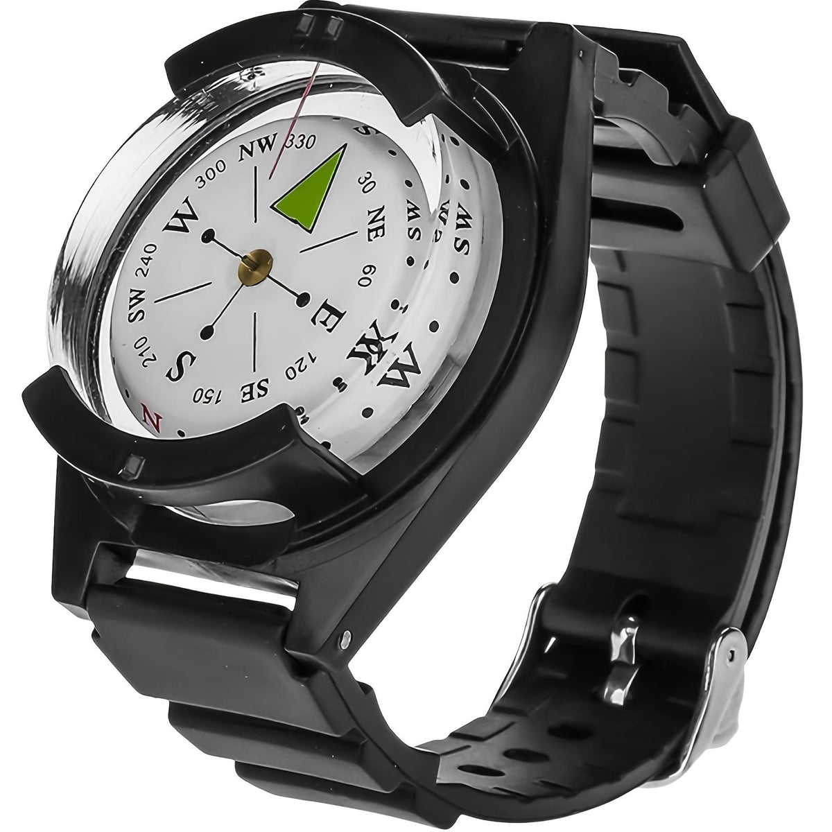 1pc portable accurate watch diving compass silicone strap