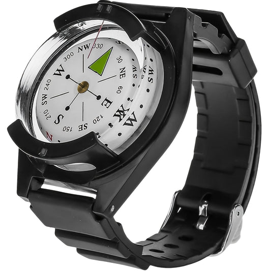 1pc portable accurate watch diving compass silicone strap