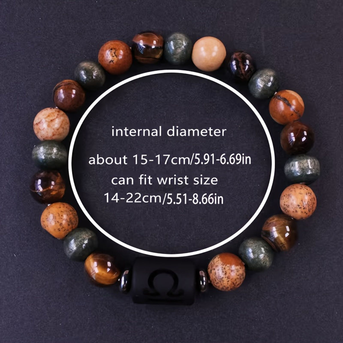 1pc 12 constellations bracelet natural stone beaded bracelet image 9