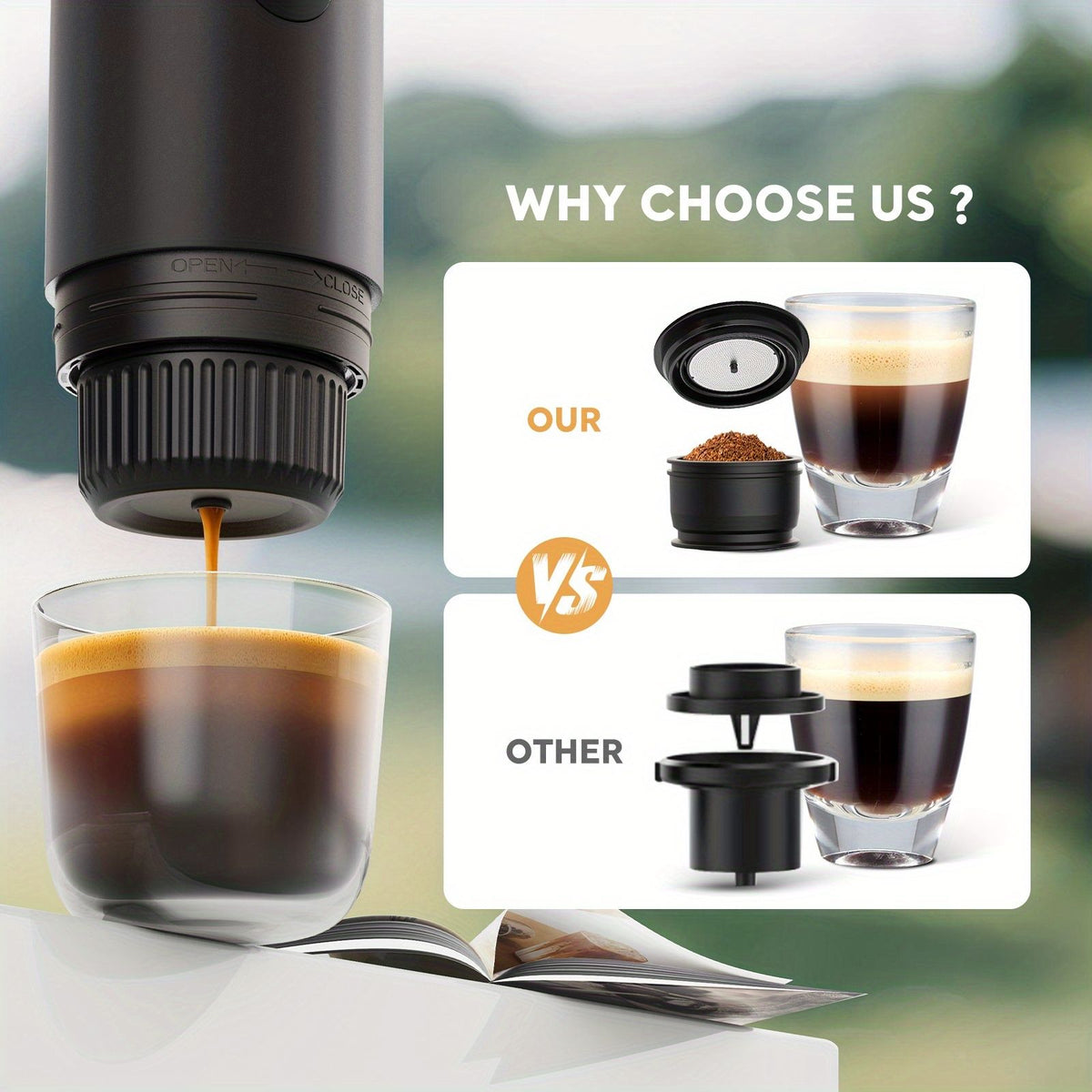 portable esprosso coffee machine compatible nes dg coffee image 6