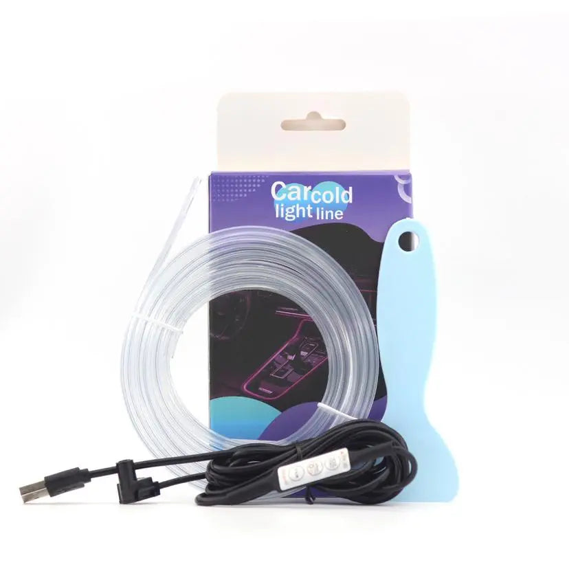 USB Powered LED Light Strip, Car Interior Decorative LED Light Strip, Multifunctional Ambient Light Strip For Room, Car, Party Decor