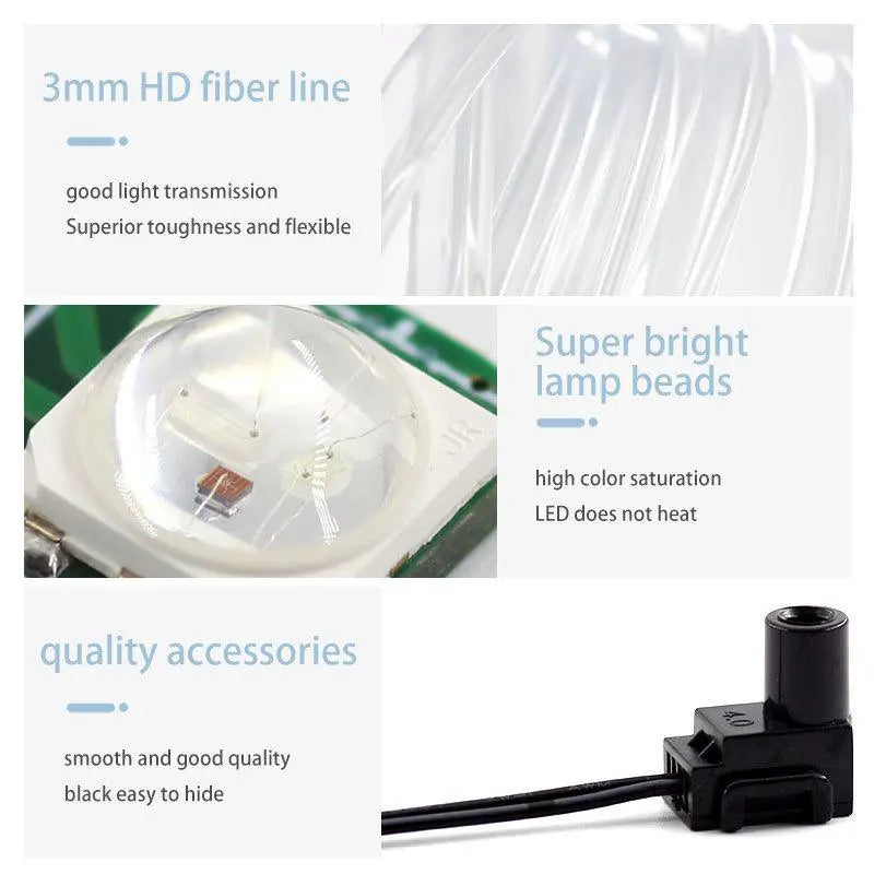 USB Powered LED Light Strip, Car Interior Decorative LED Light Strip, Multifunctional Ambient Light Strip For Room, Car, Party Decor