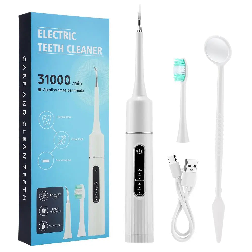 Units 6-Speed Adjustable Electric Toothbrush with Replacement Brush Head, Waterproof Type-C Charging Toothbrush, Deep Cleansing & Gum Protection for Adults, Rechargeable Electronic Teeth Cleaning Tool, Home Teeth Cleaner